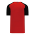 Athletic Knit V-Neck Baseball Jersey with Contrasting Shoulders (BA1375)
